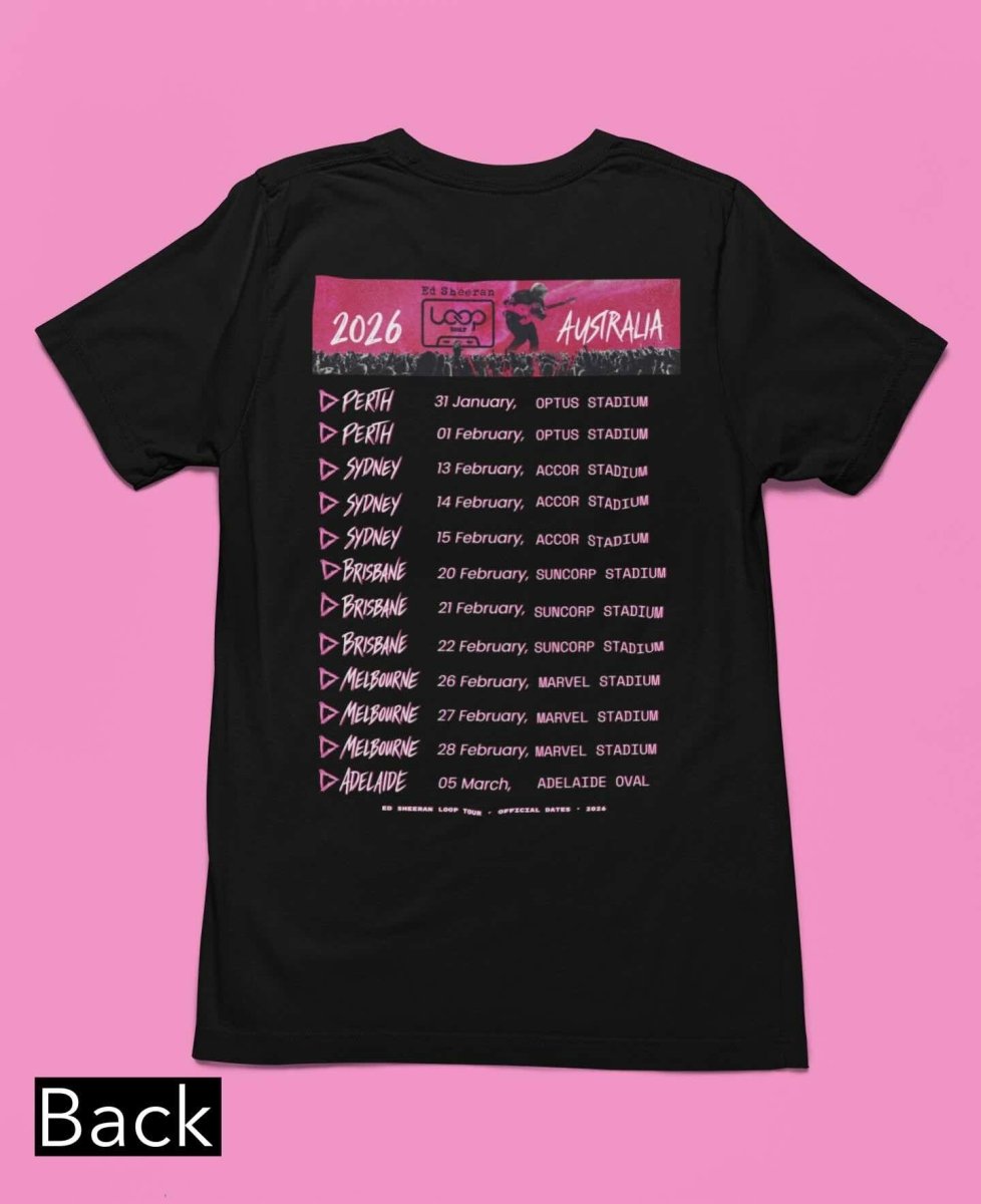 Ed Sheeran Aussie Tour Merch 2026 | The Azizam Tee - Three2Tango Tees
