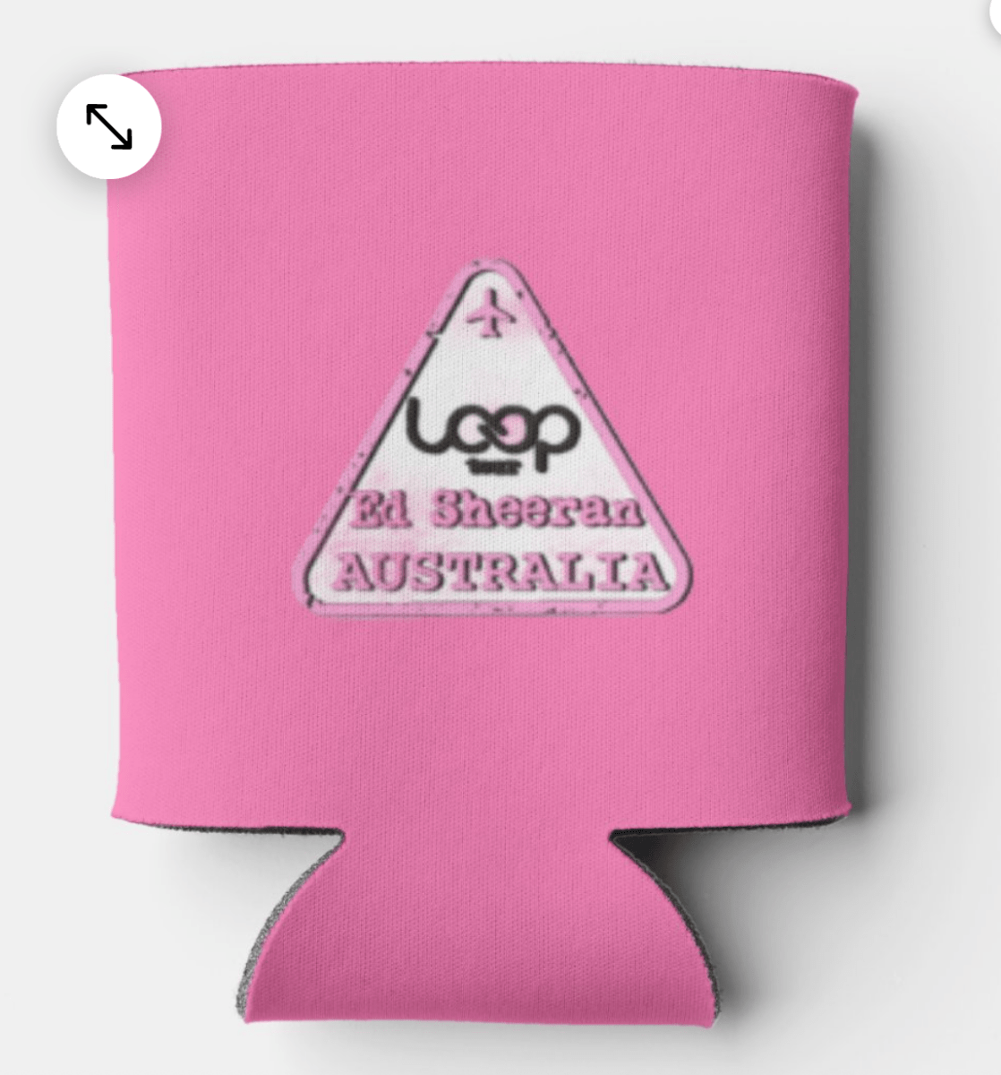 Ed Sheeran - Inspired Stubby Holder – Play Button Design - Three2Tango Tees