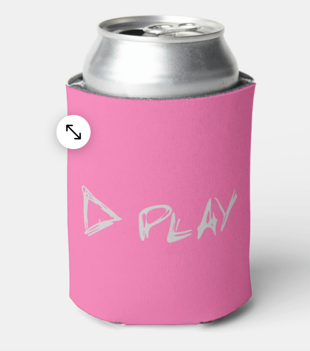 Ed Sheeran - Inspired Stubby Holder – Play Button Design - Three2Tango Tees