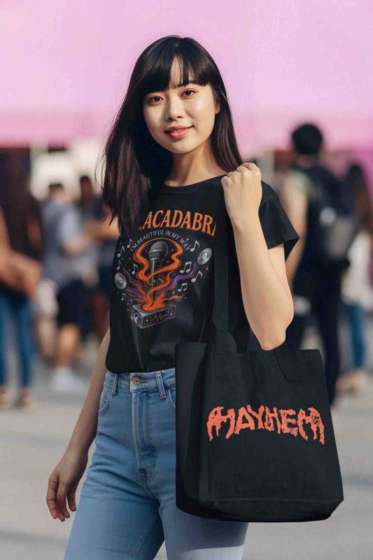 Gaga Mayhem Tour 2025 Tote – Fan - Made Merch for Aussie Monsters - Three2Tango Tees