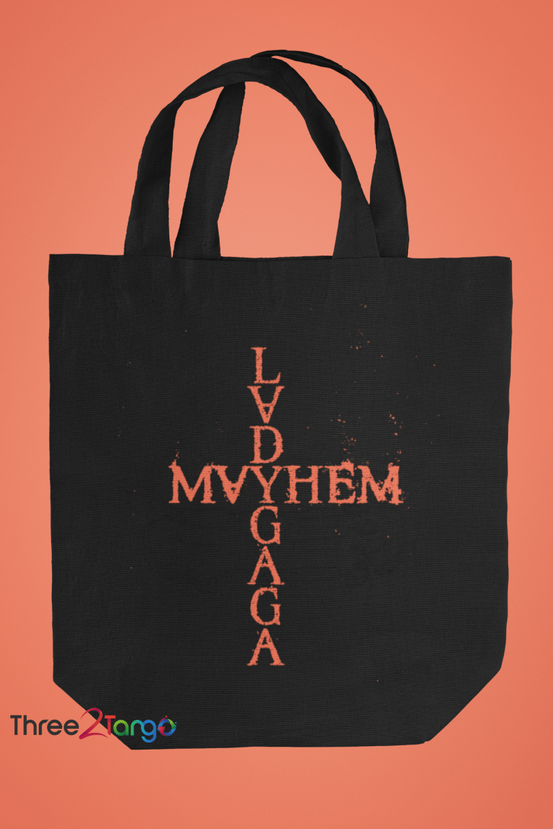 Gaga Mayhem Tour 2025 Tote – Gaga Logo - Three2Tango Tees