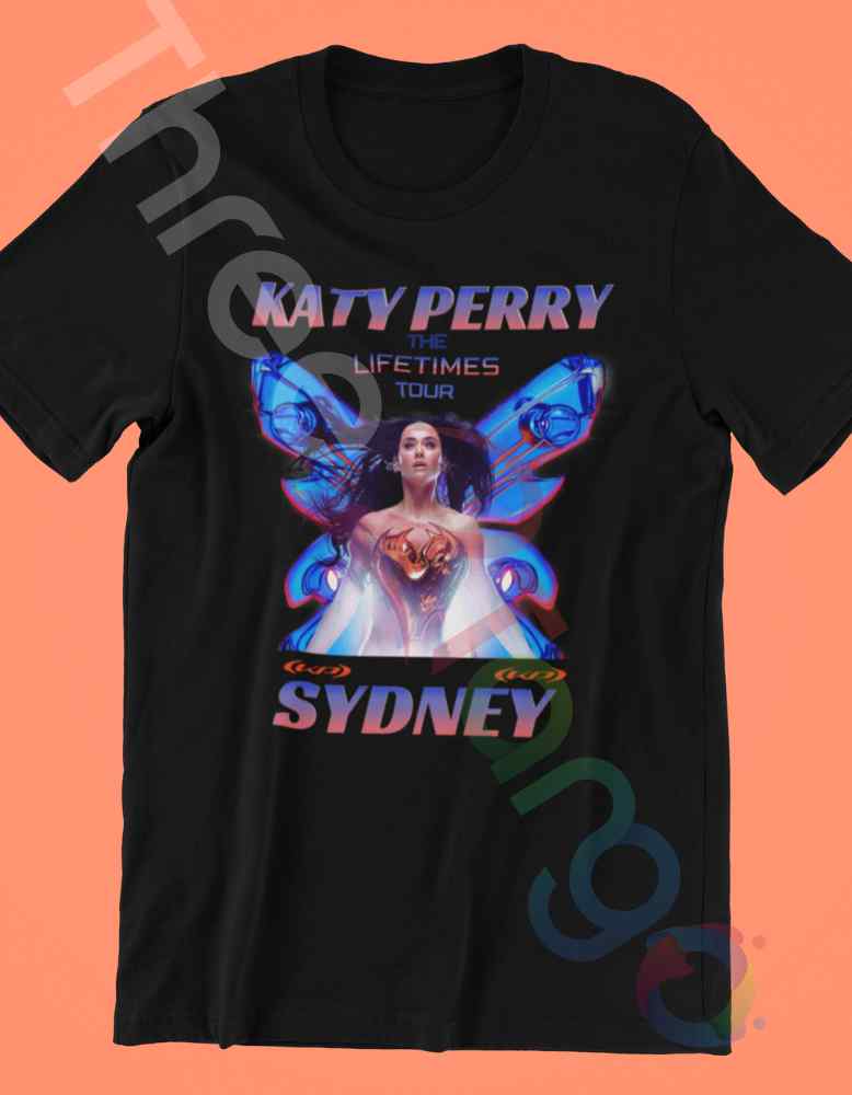 Katy Perry The Lifetimes Tour Butterfly Tee β Customize with Your City for Ultimate Fan Style - Three2Tango Tees