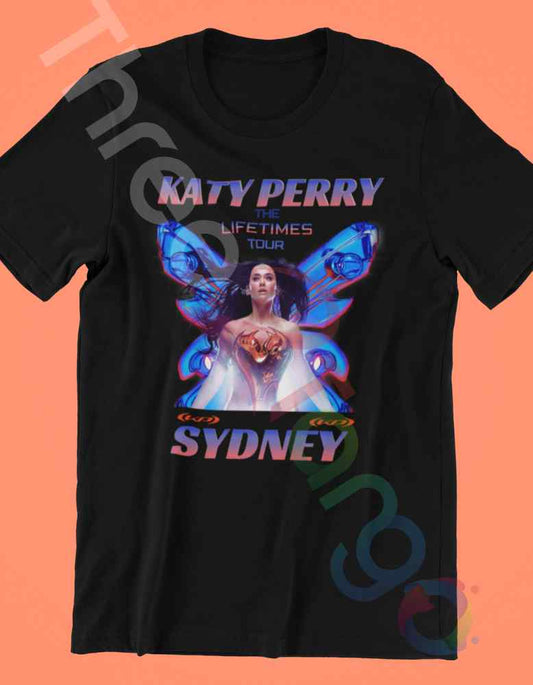 Katy Perry The Lifetimes Tour Butterfly Tee – Customize with Your City for Ultimate Fan Style - Three2Tango Tees