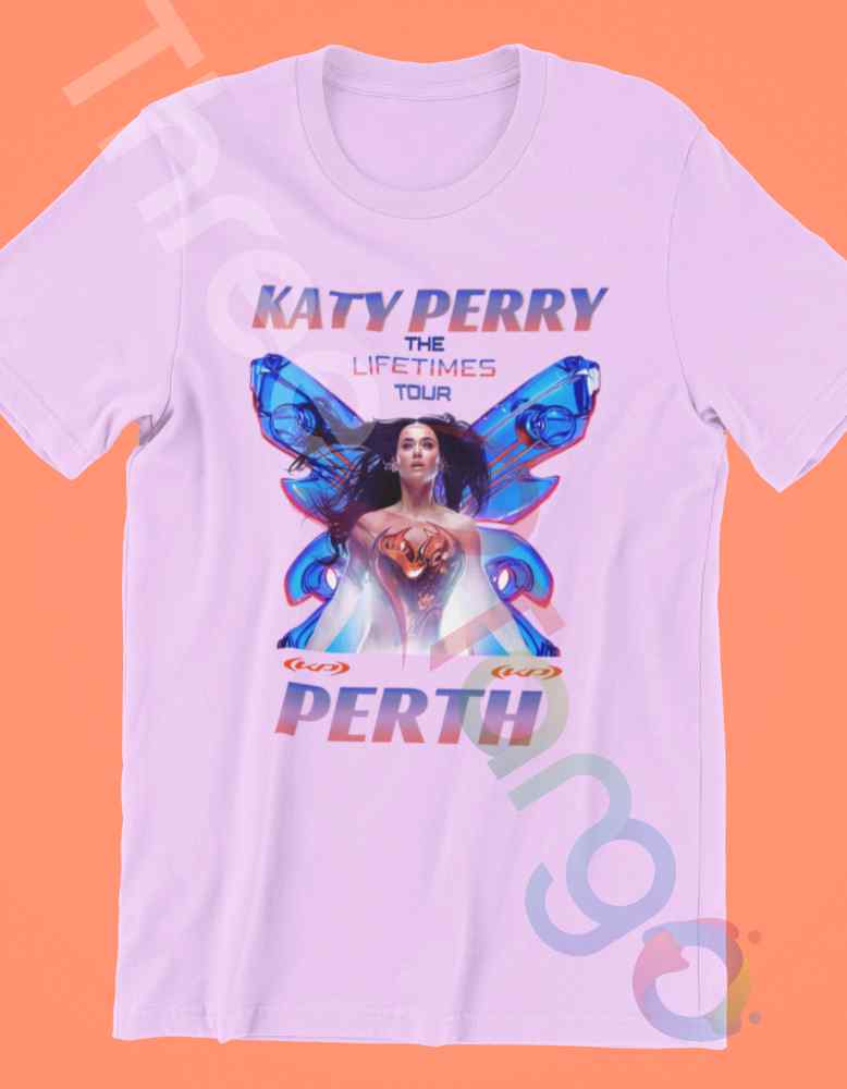 Katy Perry The Lifetimes Tour Butterfly Tee β Customize with Your City for Ultimate Fan Style - Three2Tango Tees