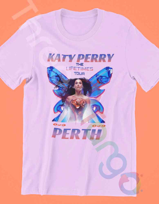 Katy Perry The Lifetimes Tour Butterfly Tee – Customize with Your City for Ultimate Fan Style - Three2Tango Tees