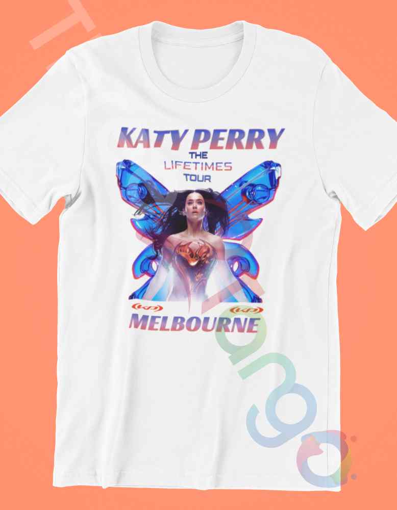 Katy Perry The Lifetimes Tour Butterfly Tee β Customize with Your City for Ultimate Fan Style - Three2Tango Tees