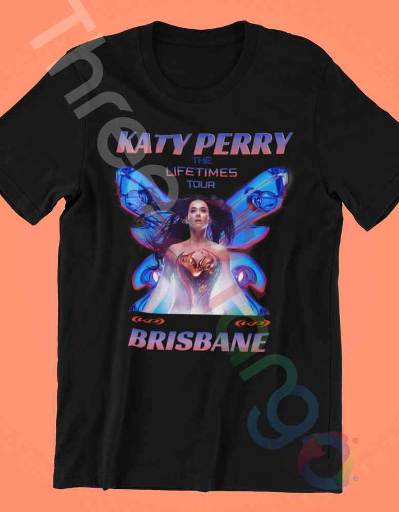 Katy Perry The Lifetimes Tour Butterfly Tee β Customize with Your City for Ultimate Fan Style - Three2Tango Tees