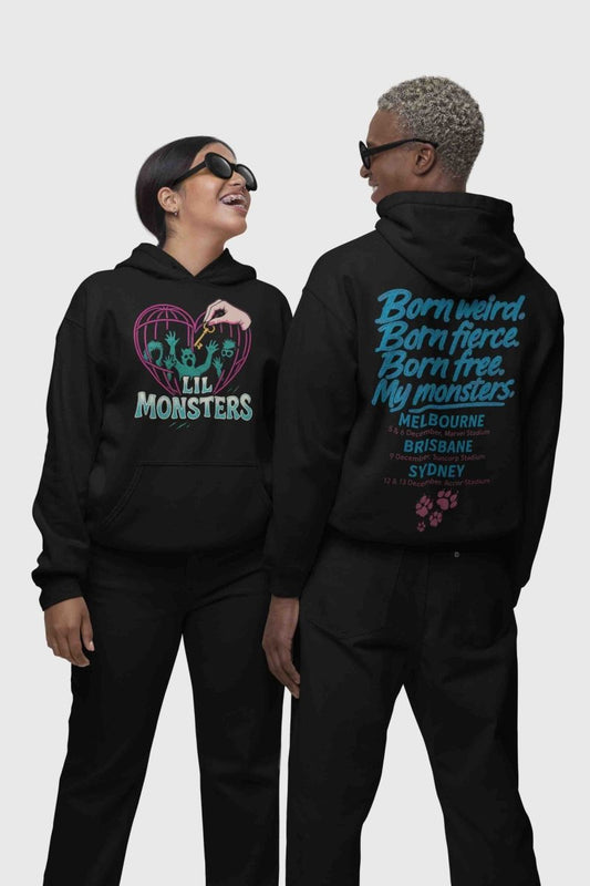 Lady Gaga Mayhem Tour 2025 Hoodie – Little Monsters Edition | Fan - Made Merch Printed in Australia - Three2Tango Tees