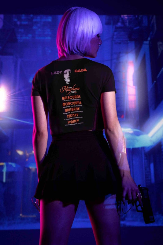 Lady Gaga Mayhem Tour 2025 T-shirt – The Mayhem | Printed in Australia - Three2Tango Tees