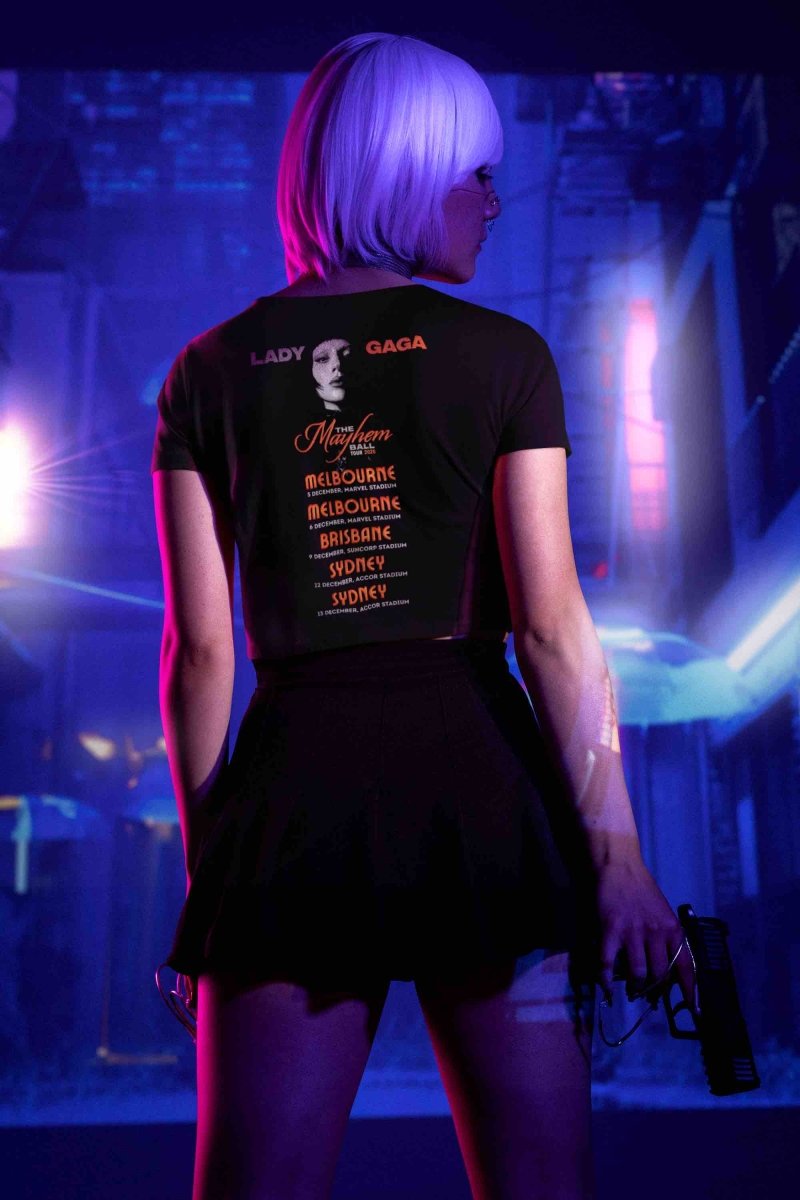 Lady Gaga Mayhem Tour 2025 Tshirt – Abracadabra | Printed in Australia - Three2Tango Tees