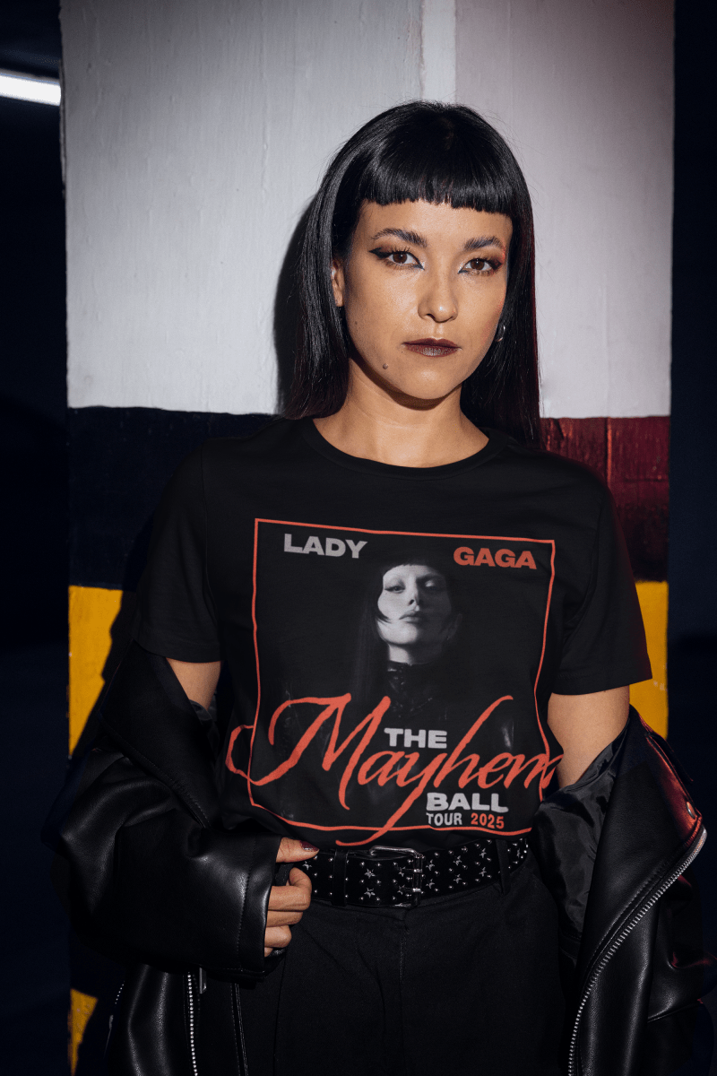 Gaga Mayhem Tour 2025 Tribute Tee | Printed in Australia Gaga Mayhem Tour 2025 Tribute Tee | Printed in Australia