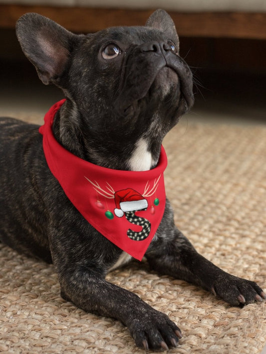 Personalized Christmas Dog Bandana - Santa Letter - Three2Tango Tees