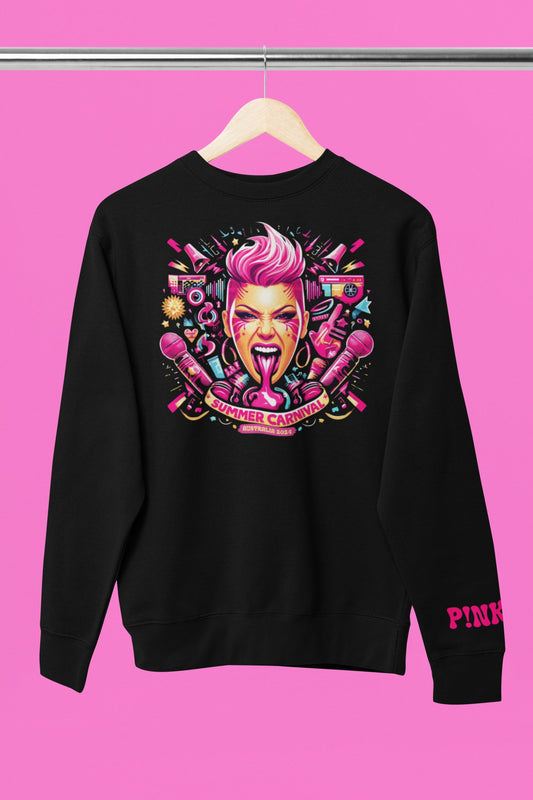 Sweatshirt - Pink Summer Carnival Australia 2024 - Pink Magic - Three2Tango Tee's