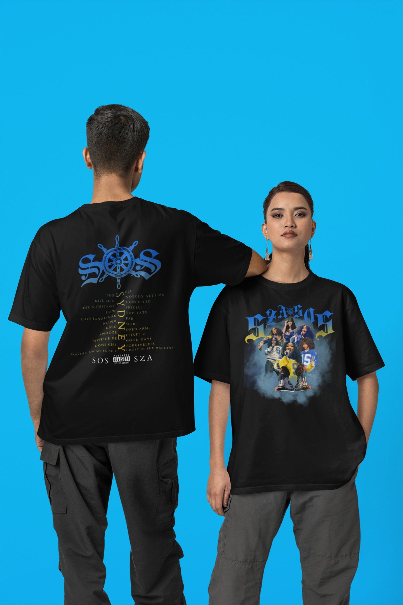 SZA SOS T-shirt - Australia Tour 2024 - Harmony Tee - Three2Tango Tee's