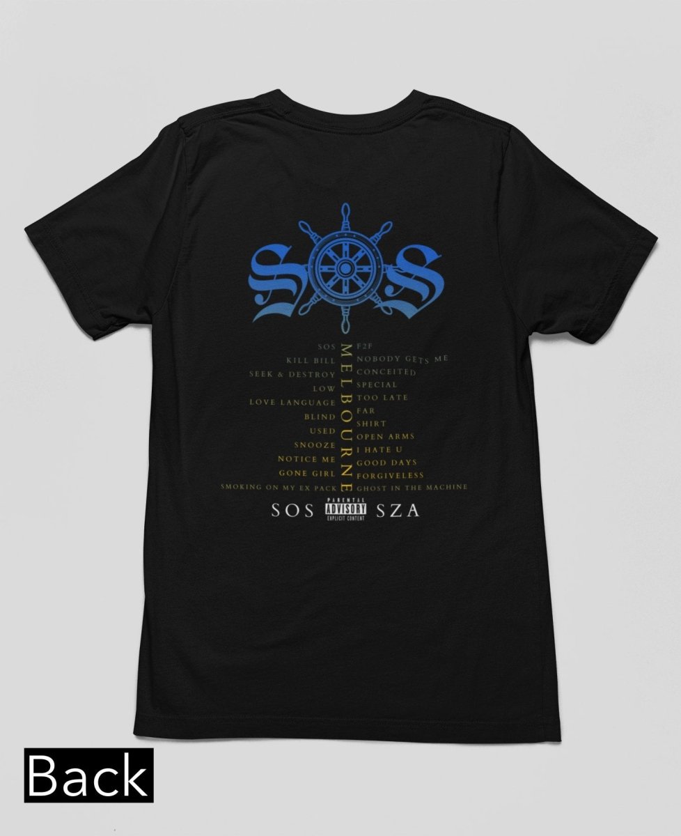 SZA SOS T-shirt - Australia Tour 2024 - Harmony Tee - Three2Tango Tees