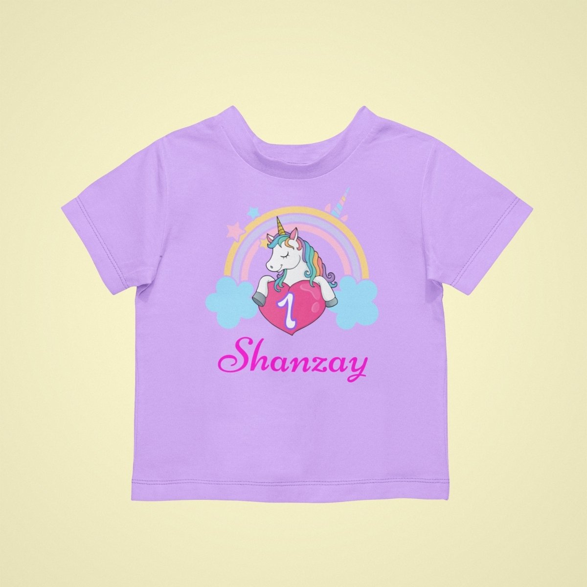 Custom Unicorn 1st Birthday Tshirt - Three2Tango Tees