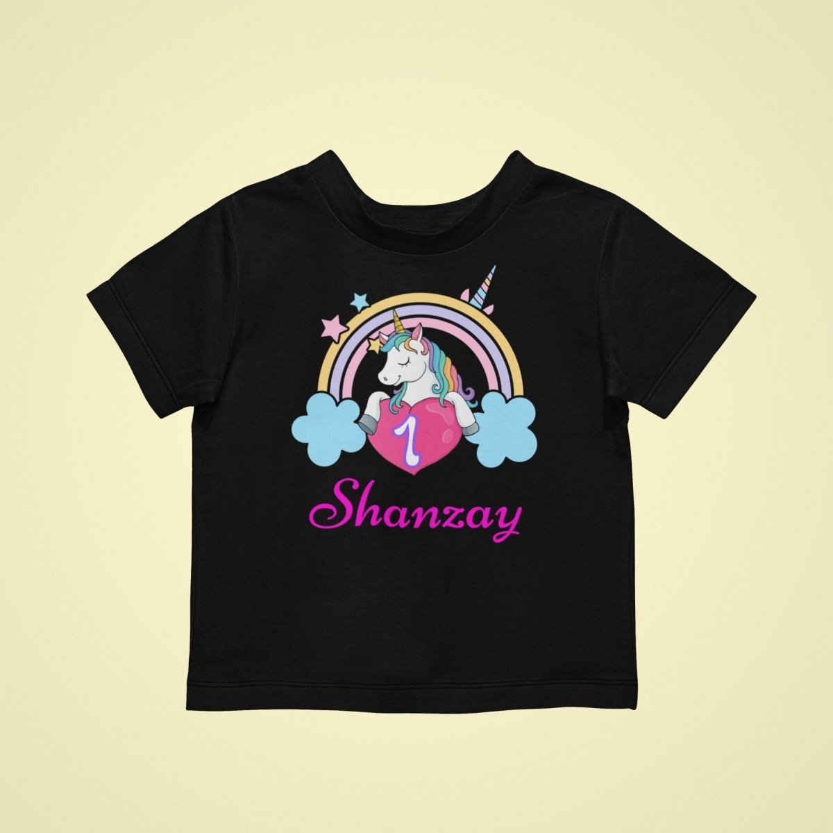 Custom Unicorn 1st Birthday Tshirt - Three2Tango Tees