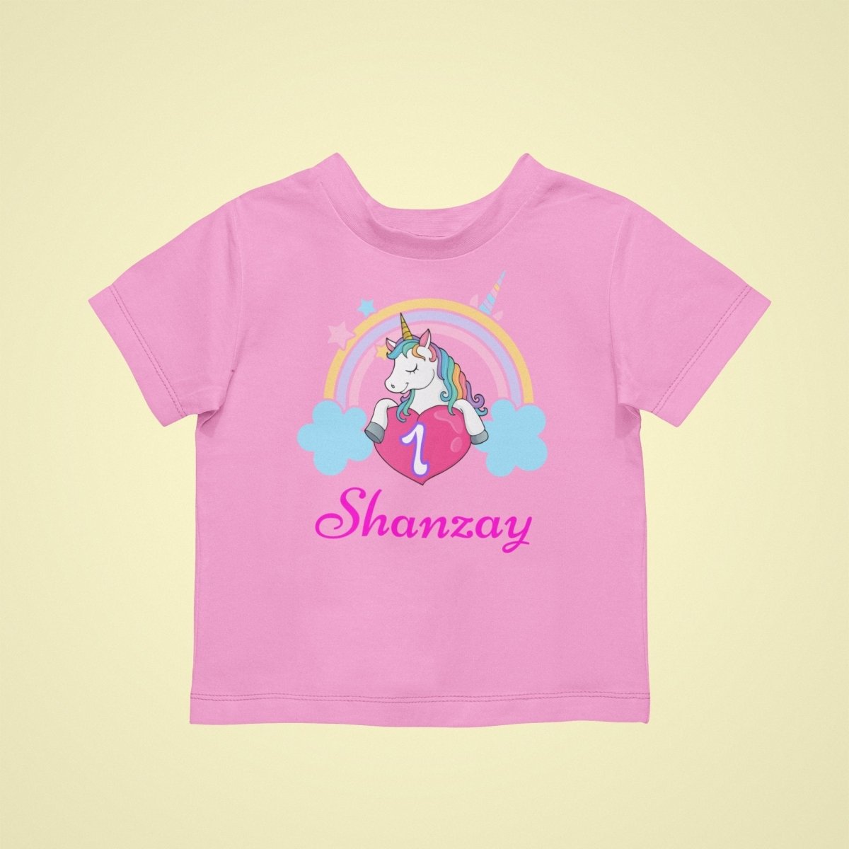 Custom Unicorn 1st Birthday Tshirt - Three2Tango Tees