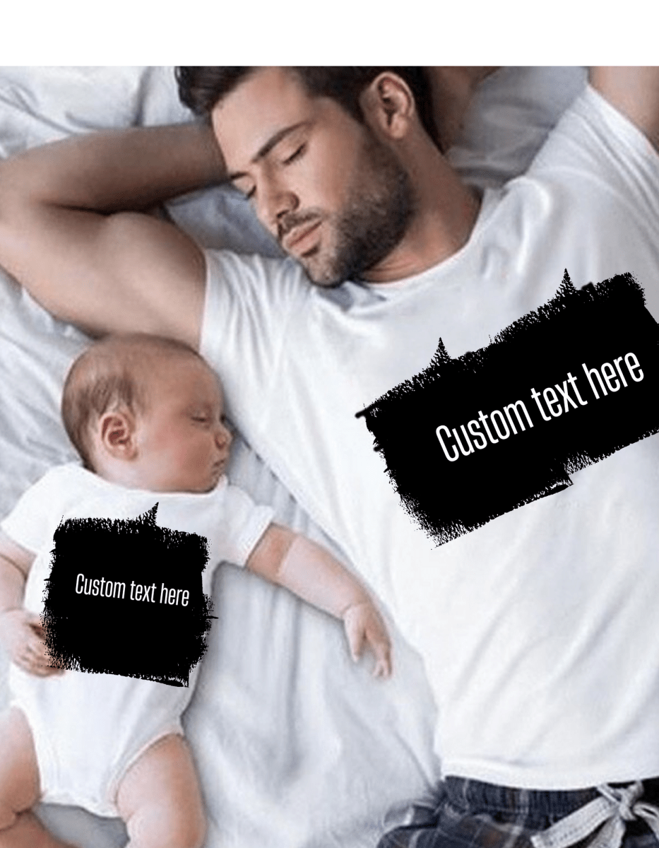 Design your own | Matching Father and Kid Outfit - Three2Tango Tees