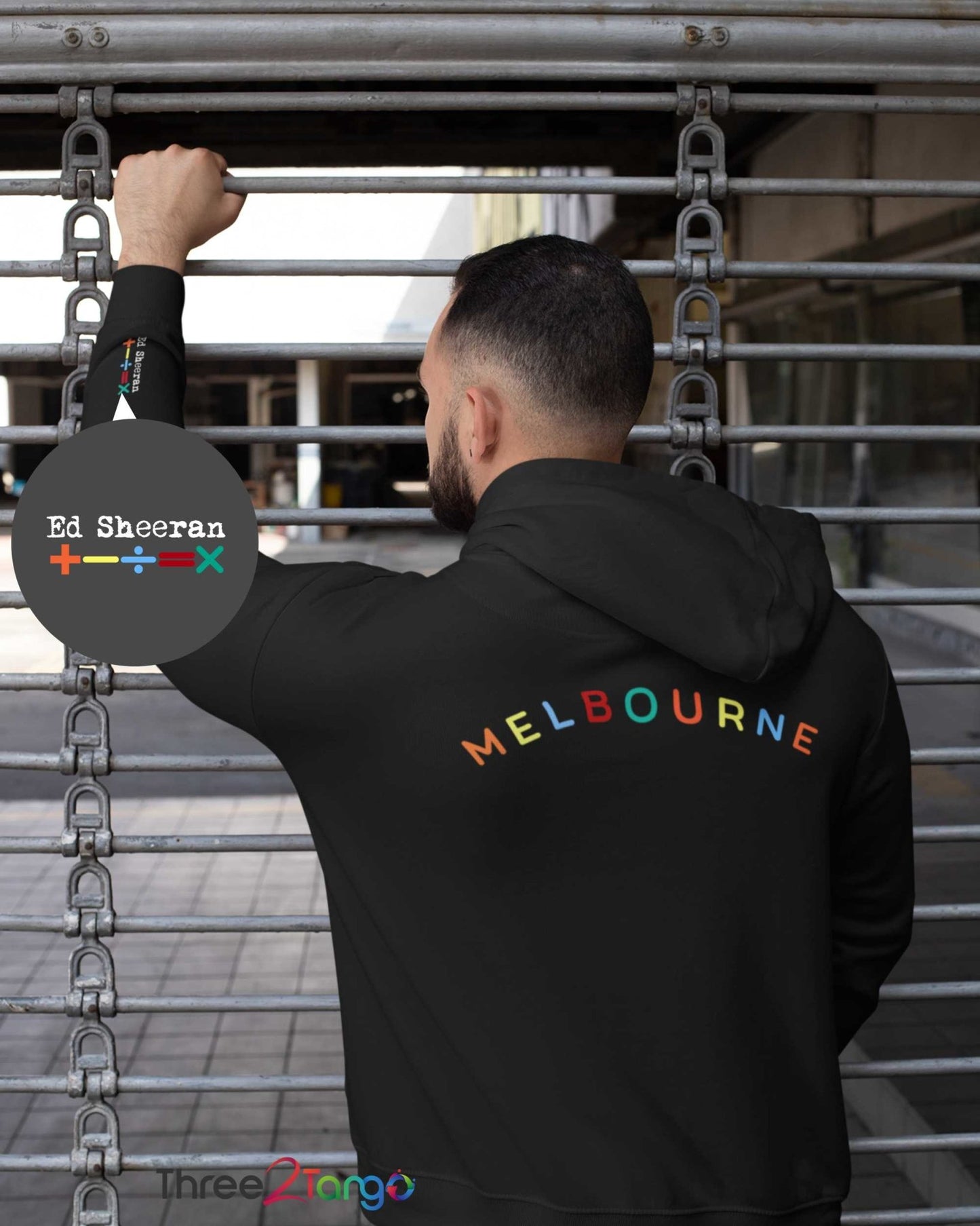 Ed Sheeran Hoodie, Australia 2023 Tour, City Names - Three2Tango Tee's