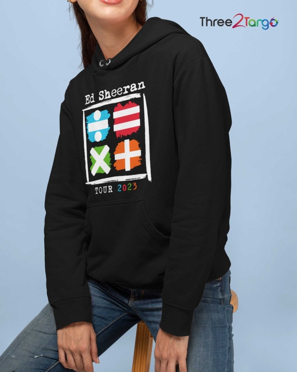 Ed Sheeran Hoodie - Australia Tour 2023 T-shirt, Math Signs - Three2Tango Tees