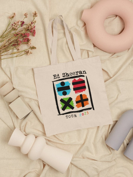 Ed Sheeran Mathematics Tour 2023 Tote Bag - Three2Tango Tees