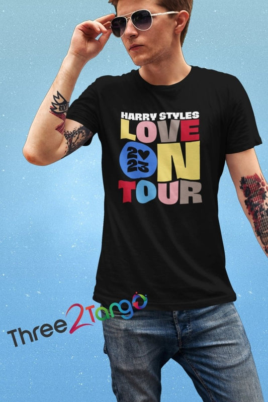 Harry Styles T-shirt, Love on Tour 2023 Australia - Three2Tango Tees