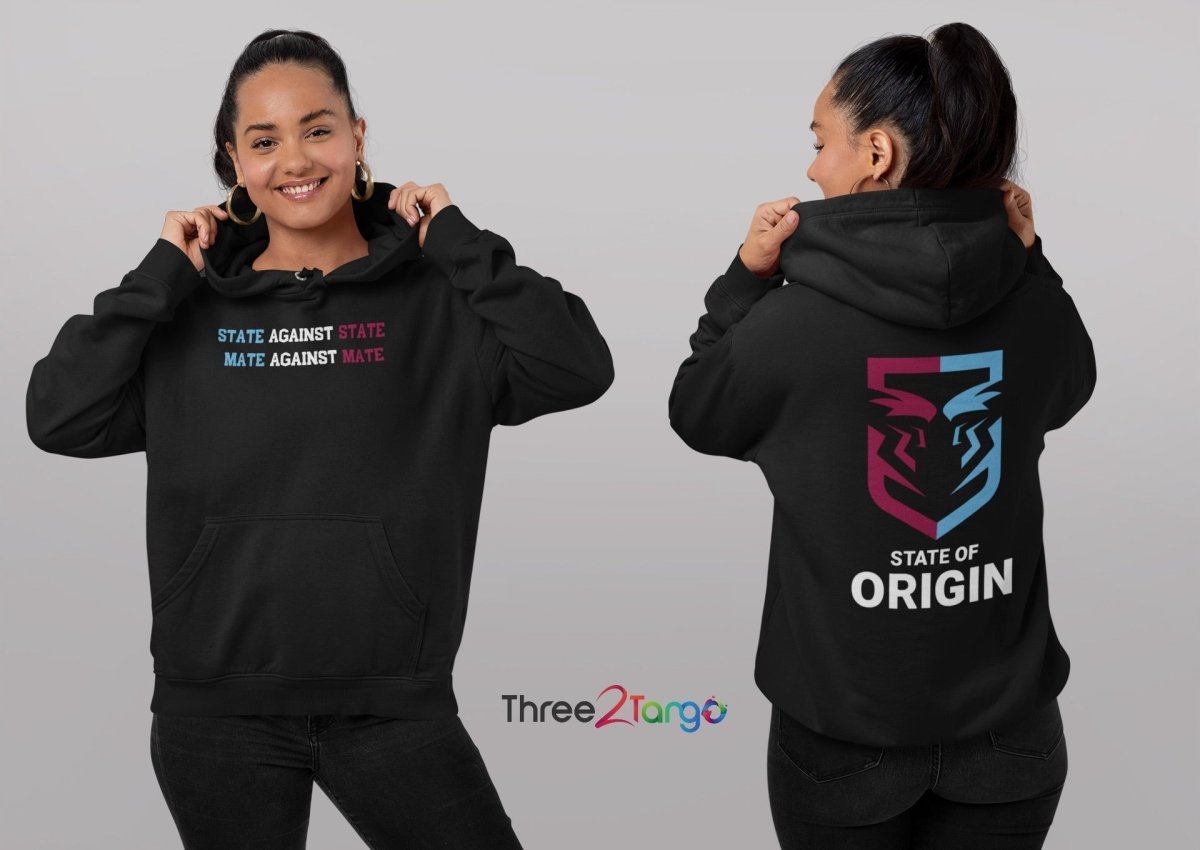 NRL Hoodie - State of Origin 2023 - Three2Tango Tees