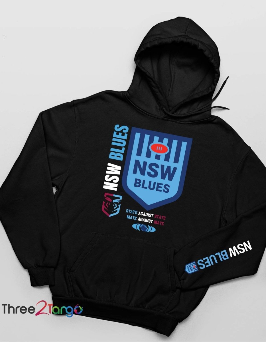 NSW Blues, State of Origin Hoodie - Three2Tango Tees