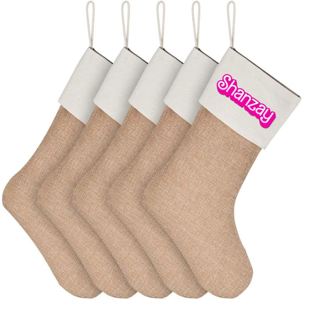 Personalized Christmas Stocking - Three2Tango Tee's