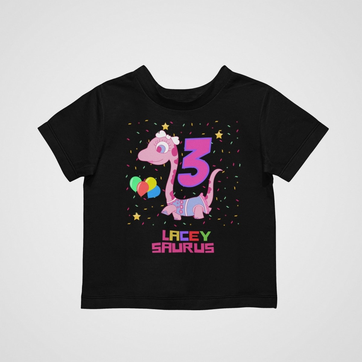 Personalized Dinosaur Girl T-Shirt - Three2Tango Tees