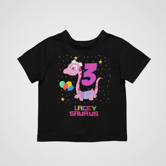 Personalized Dinosaur Girl T-Shirt - Three2Tango Tees