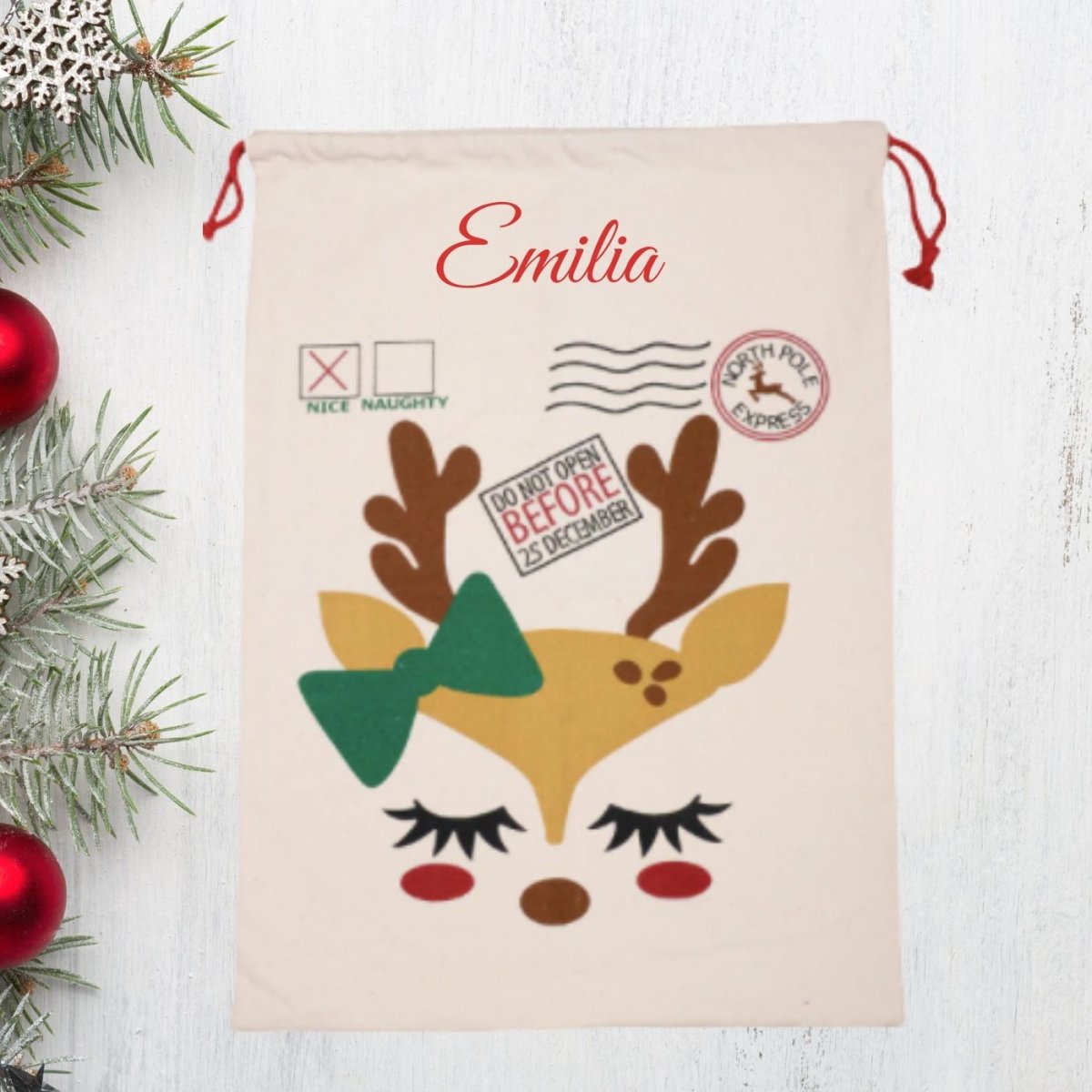 Personalized Santa Sacks - Three2Tango Tees