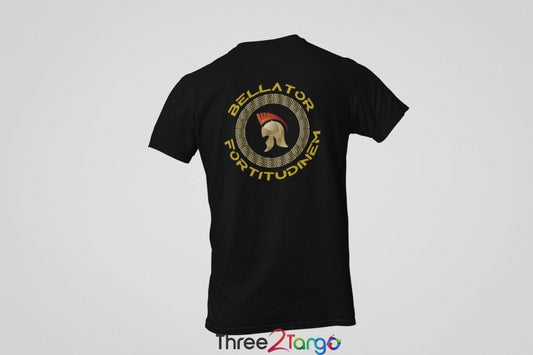 Polo Shirt - Bellator Fortitudinem Emblem - Three2Tango Tees