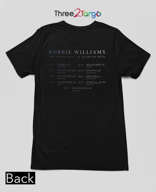 Robbie's Reflective - XXV Tour 2023 Tee T-Shirt - Three2Tango Tees