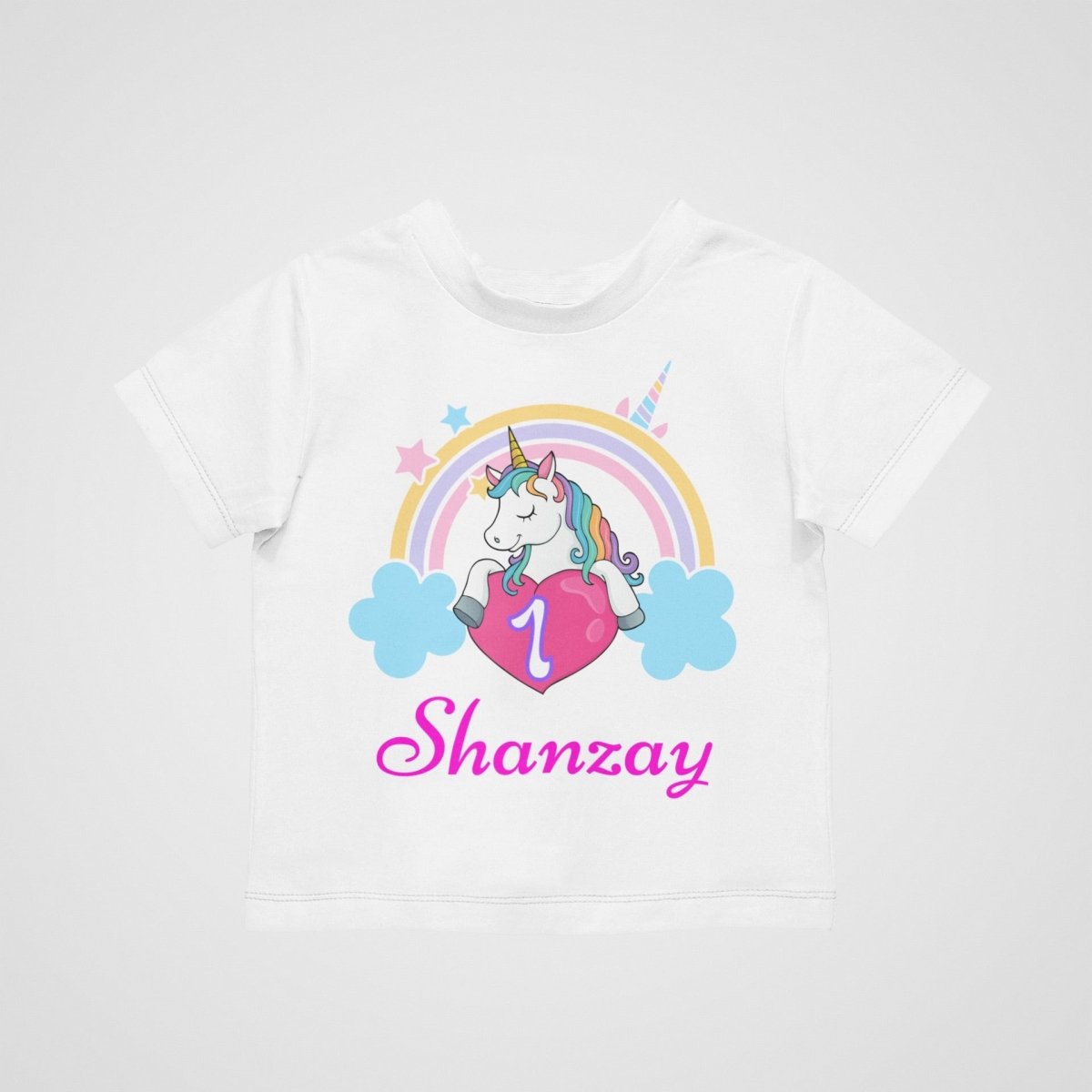 Unicorn Girl Birthday T-Shirt - Three2Tango Tees