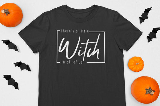 Witch Women Halloween Tshirt - Three2Tango Tee's