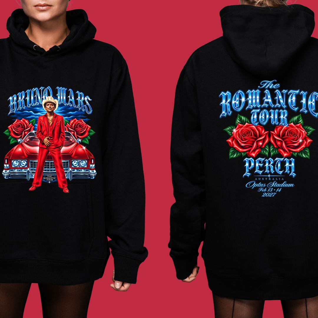 Bruno Mars Hoodie | The Romantic Tour Hoodie Australia | Customize City Name