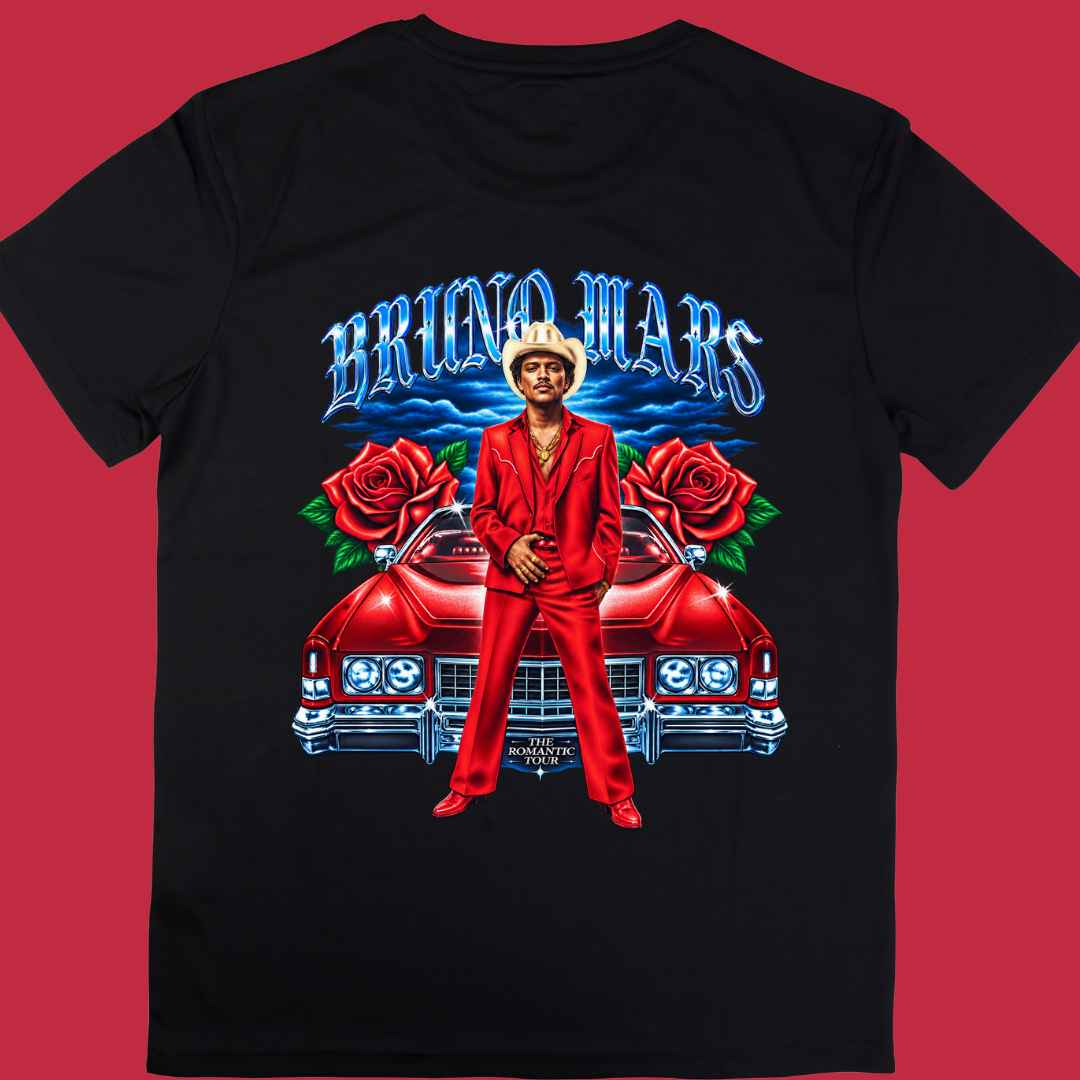 Bruno Mars Australia 2027 | The Romantic Tour T-Shirt