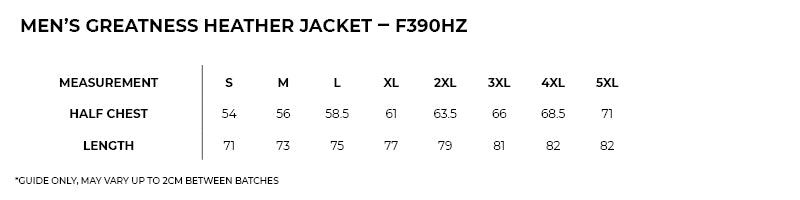 The Spartan - Men's Heather Zip Jacket