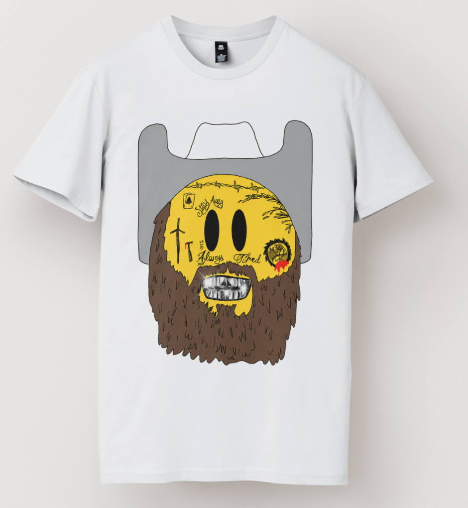 Post Malone Big Ass Posty Grin Tee – Australia Tour 2026 Concert T-Shirt