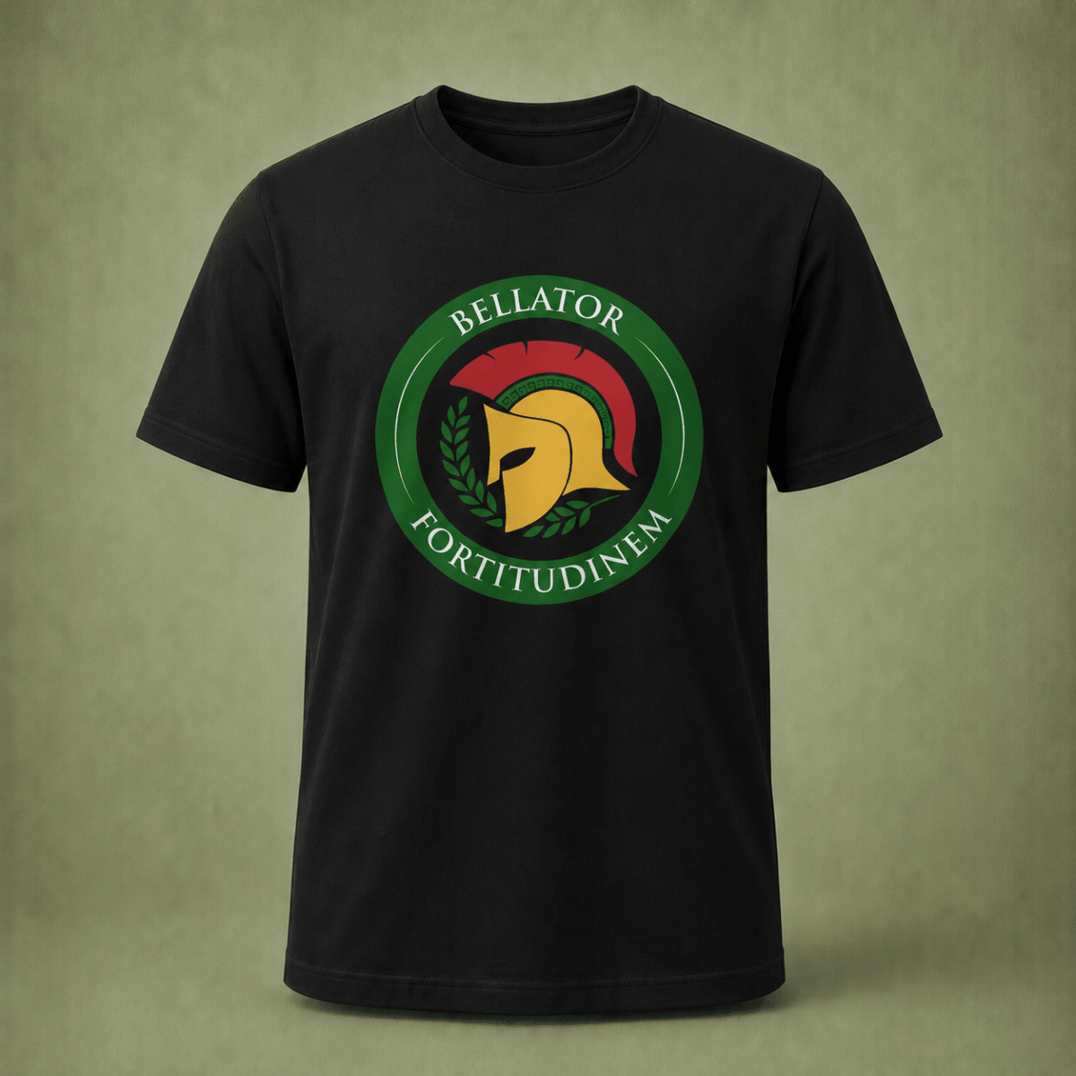 Bellator Fortitudinem - Front Logo Unisex Tshirt - Three2Tango Tees