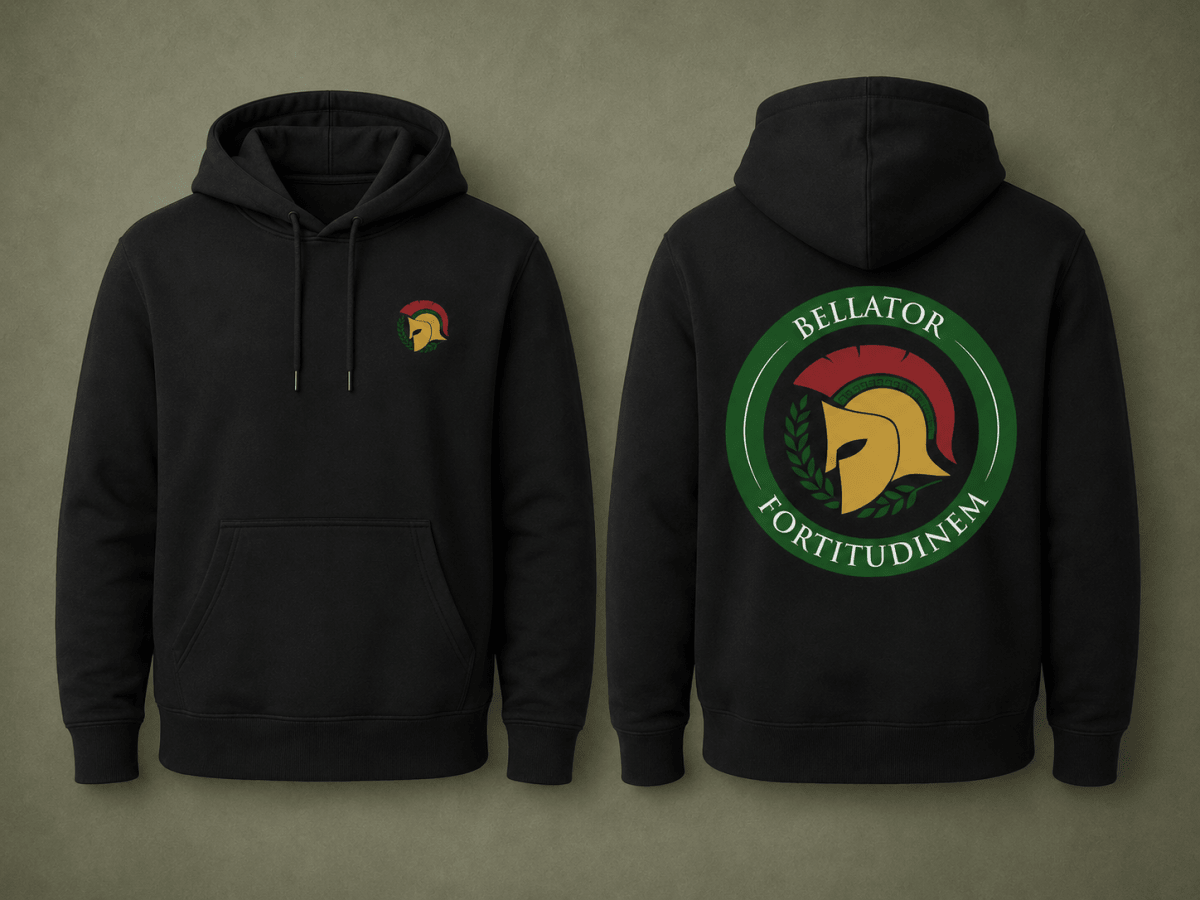 Bellator Fortitudinem - Unisex Hoodie - Three2Tango Tees