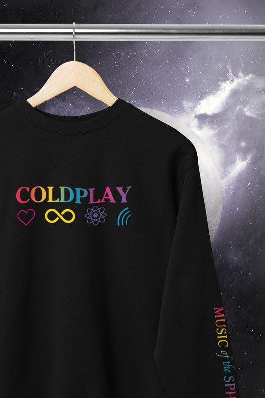 Coldplay Sweatshirt - Australia Tour 2024 - Colorsplash - Three2Tango Tee's