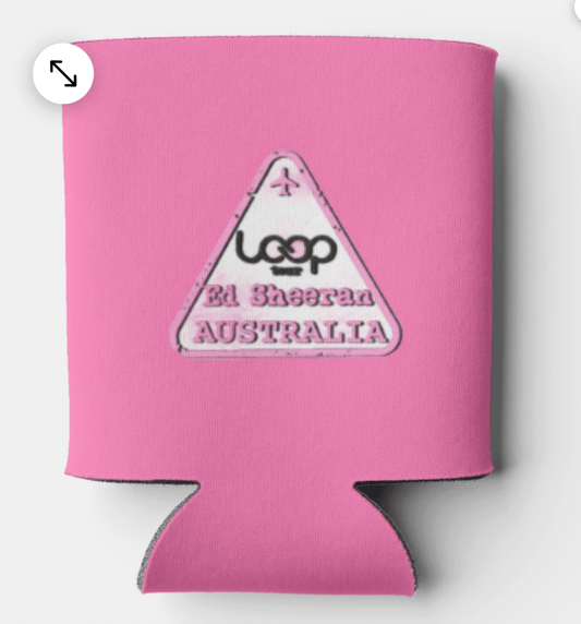 Ed Sheeran - Inspired Stubby Holder – Play Button Design - Three2Tango Tees