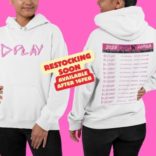 Ed Sheeran Loop Tour Merch Australia | Play Hoodie - Three2Tango Tees