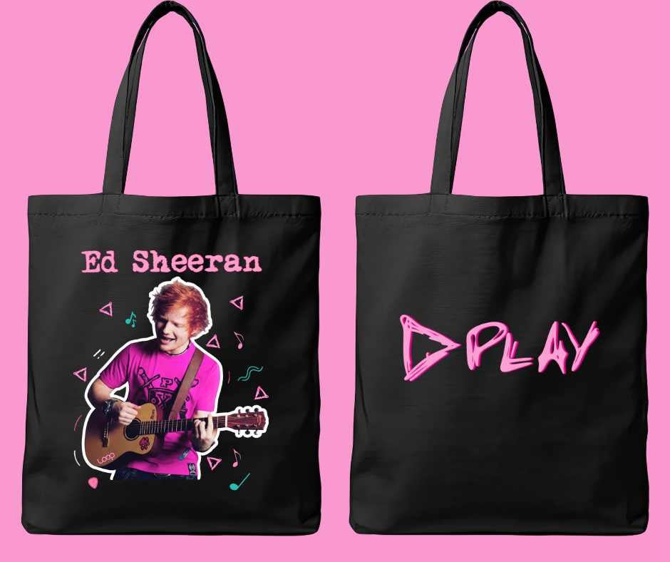 Ed Sheeran Tote Bag – Fan Merch Australia, Concert Gift - Three2Tango Tees