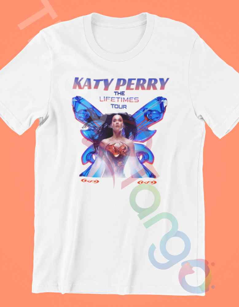 Katy Perry 2025 Australia Merch | The Lifetimes Tour Butterfly Tee - Three2Tango Tees