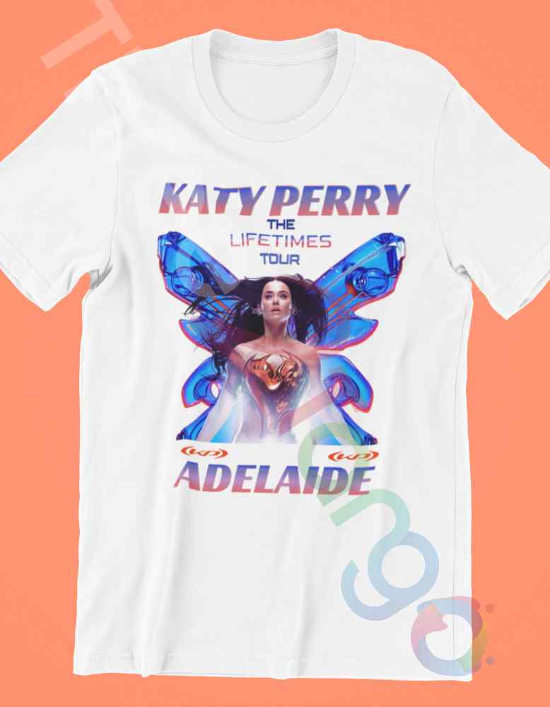 Katy Perry The Lifetimes Tour Butterfly Tee – Customize with Your City for Ultimate Fan Style - Three2Tango Tees