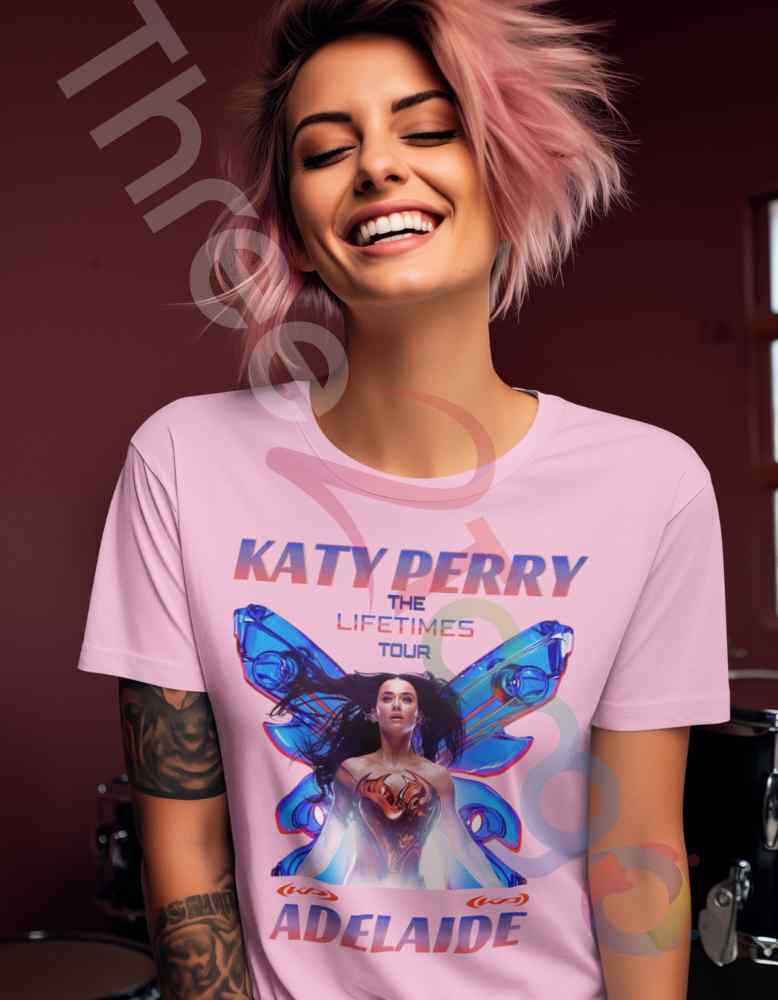 Katy Perry The Lifetimes Tour Butterfly Tee – Customize with Your City for Ultimate Fan Style - Three2Tango Tees